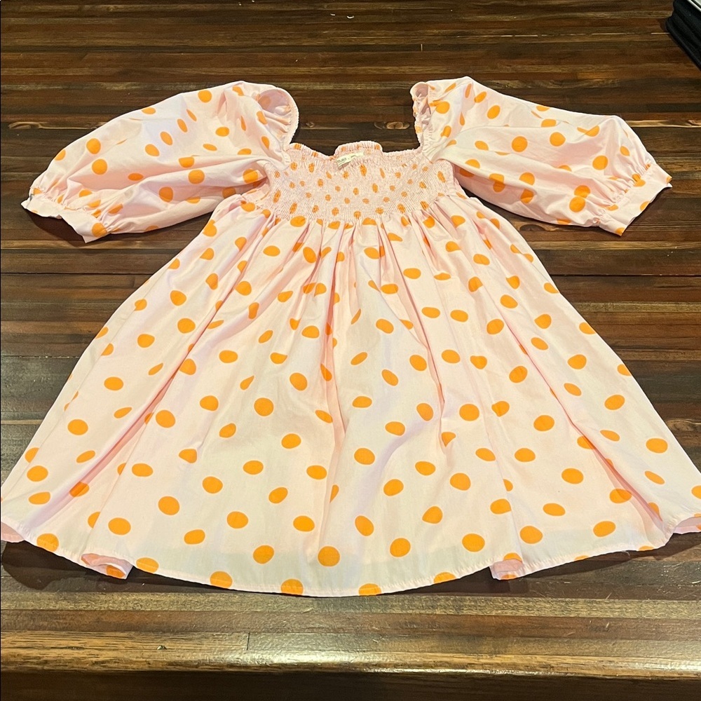 Pitusa Pink and Orange Babydoll dress size small